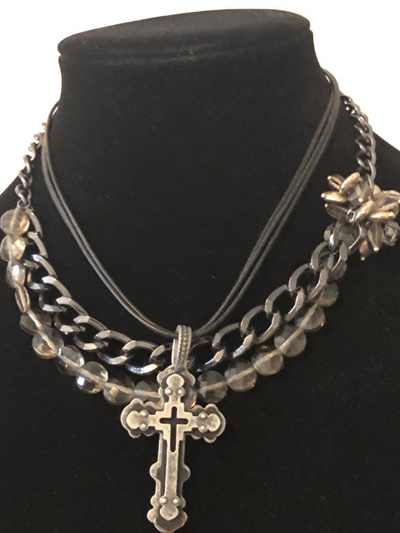 Gothic Style Cross Necklace