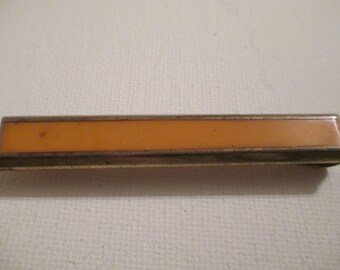 Bakelite and Sterling Silver Tie Bar