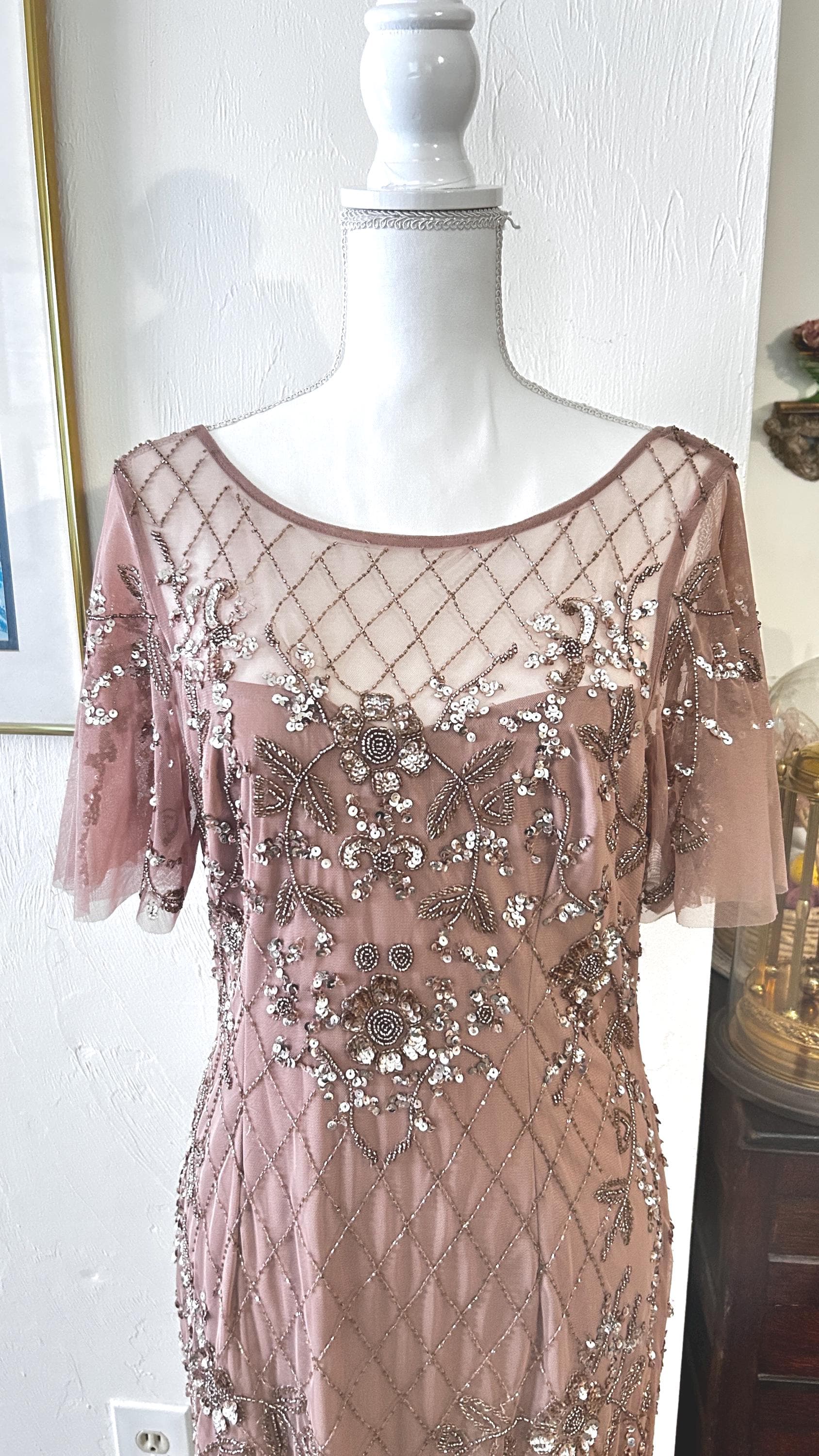 Adrianna Papell Beaded Dress