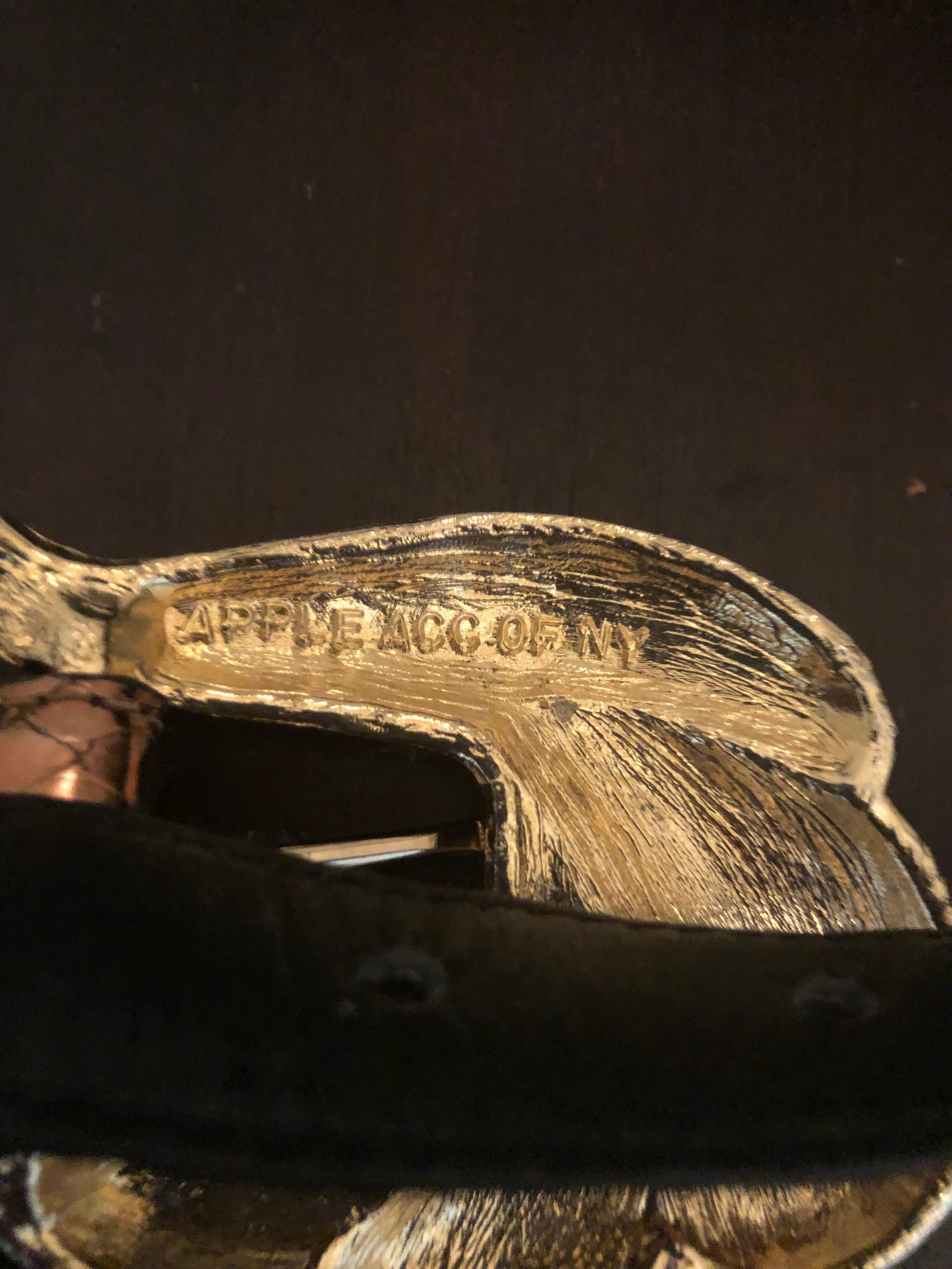 Gold Genuine Snakeskin Belt VINTAGE Apple Acc of NY - Etsy