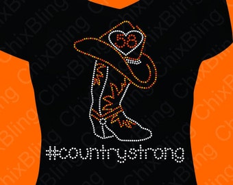 Route 91 Survivor Rhinestone Bling Tee. #countrystrong #vegasstrong