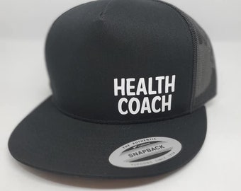 Mens Health Coach Hats!  Snapback.  Flat Bill