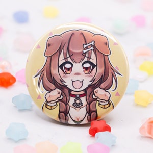 Inugami Korone Button || Unofficial 2.25&quot; Pinback Buttons ((ONLY ONE))