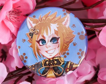 Genshin Impact || Gorou - Canine Warrior || 2.25" Pinback Buttons ((ONLY ONE))