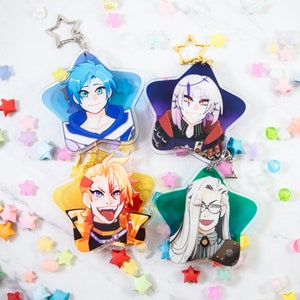 HoloTempus HQ || Holostars || Unofficial 3&quot; Double-sided Charms ((ONLY ONE))