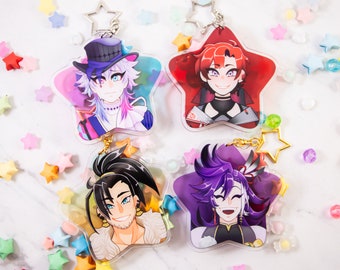 HoloTempus Vanguard VG || Holostars || Unofficial 3" Double-sided Charms ((ONLY ONE))