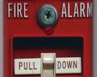 Fire Alarm Light Switch Cover Plate