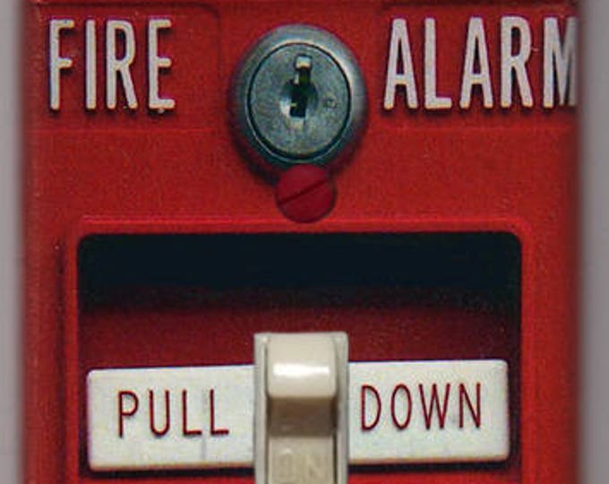 Fire Alarm Light Switch Cover Plate Etsy
