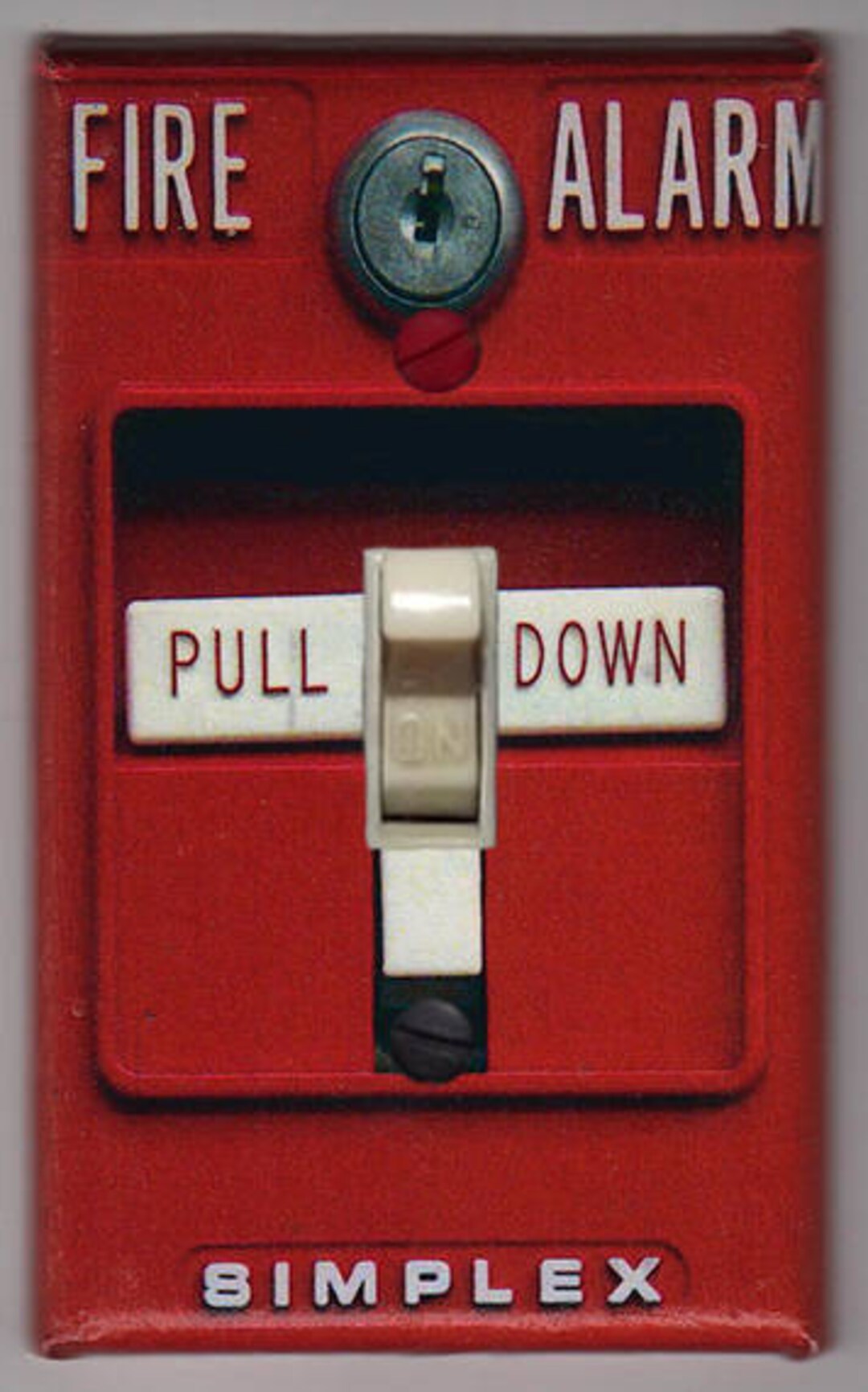 Fire Alarm Light Switch Cover Plate Etsy