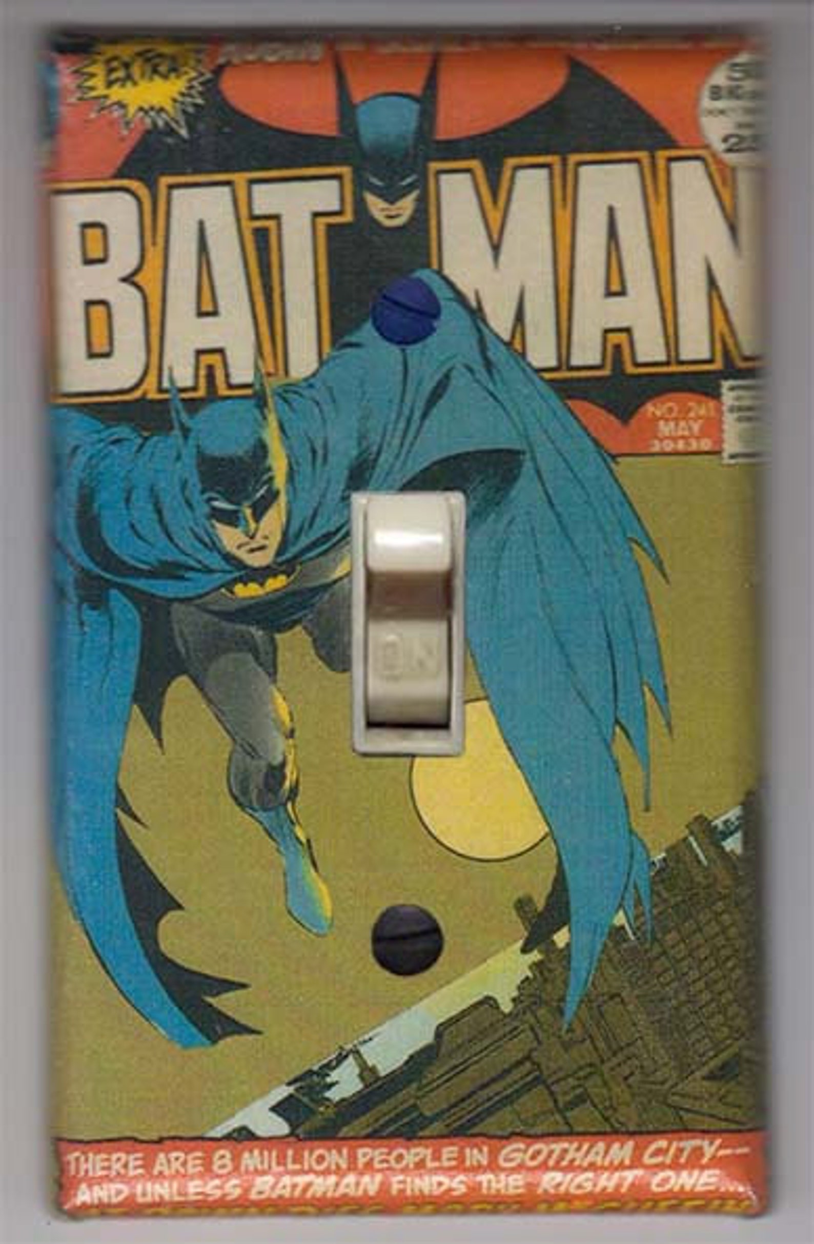 batman-light-switch-cover-plate-dc-comics-batman-home-decor-etsy