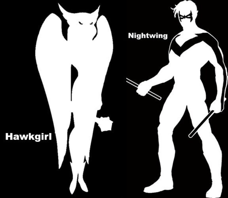 Superhero Stick Figure Family Decal Superhero | Etsy