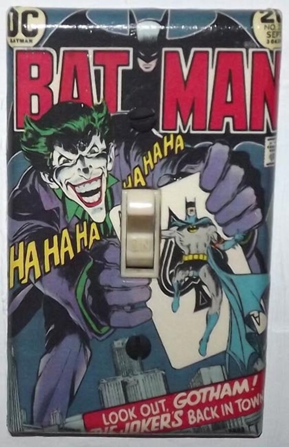 Batman Light Switch Cover Plate Dc Comics Bat Man Home Decor Ireland - Batman Light Home Decor Batman Light Switch Cover Plate Dc Comics Bat Man Home Decor Ireland - Batman Light Home Decor