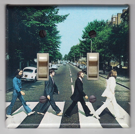 Beatles Abbey Road Album Cover Double Light Switch Cover Plate Music Decor  Abby 