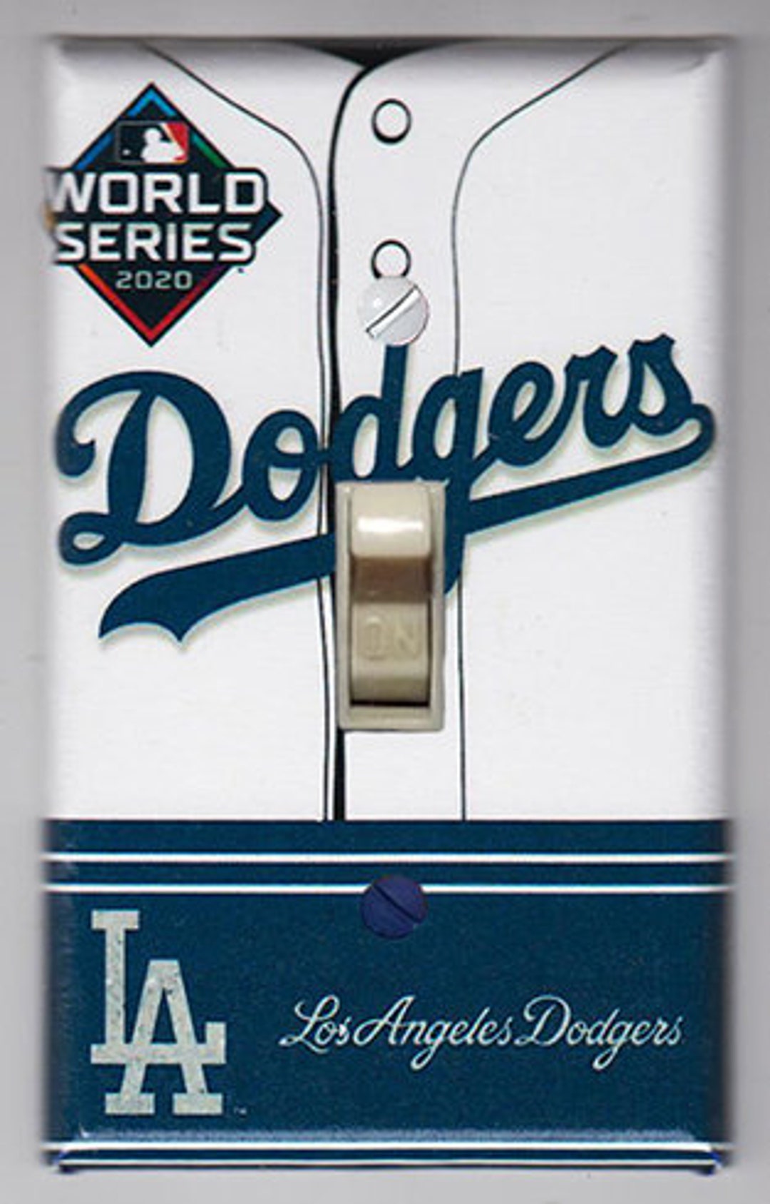 Los Angeles Dodgers Light Switch Cover Plate World Series Champions