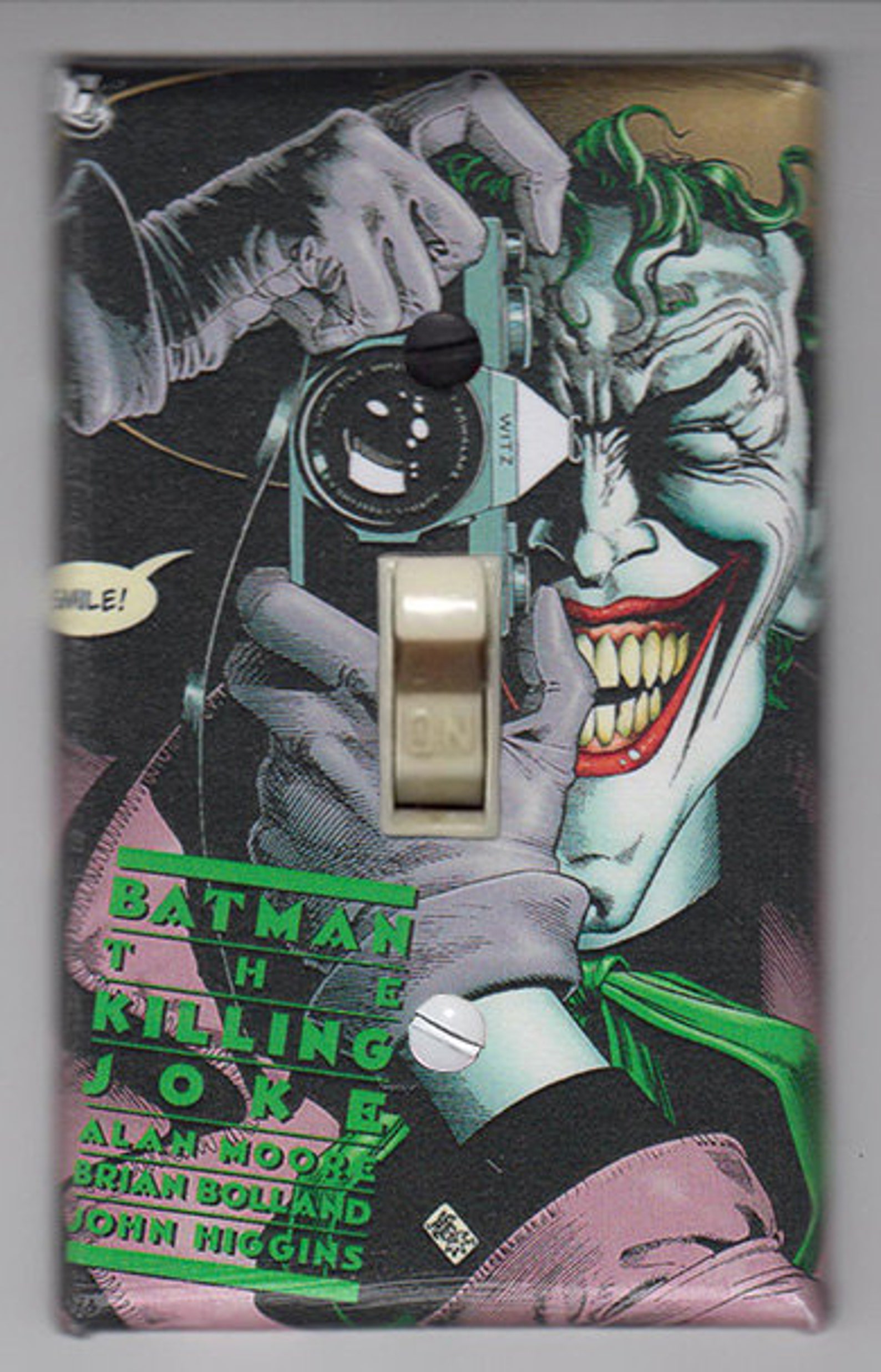 Joker Batman Light Switch Cover Plate The Killing Joke Bat | Etsy