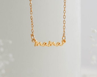 Mama Halskette • neue Mama Halskette • Mama Schmuck • personalisierte Mama Brief Halskette • Muttertagsgeschenke • Mama Geschenke • Muttertag Schmuck