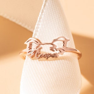 Dog name ring clearance