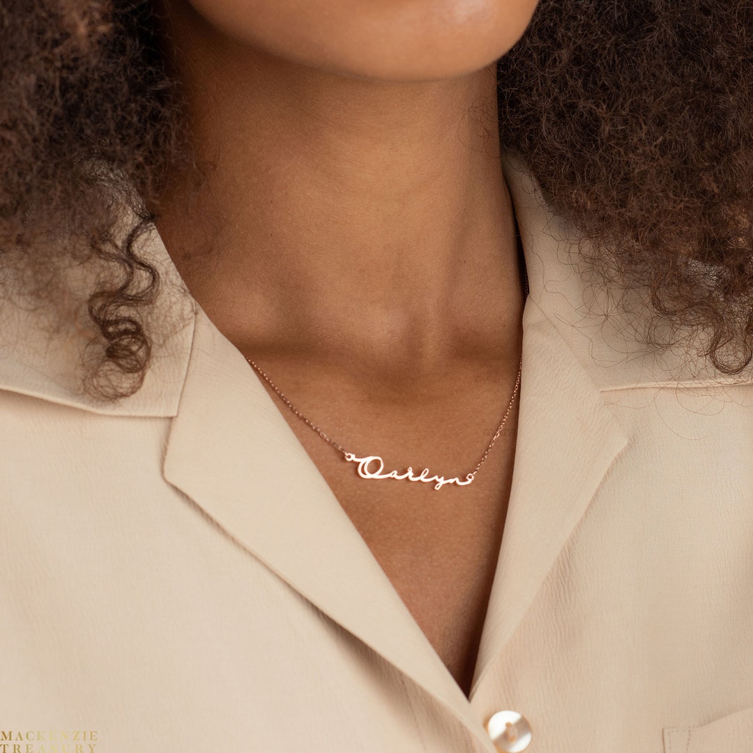 Dainty Name Necklace Personalized Necklace, Delicate Necklace, Minimal