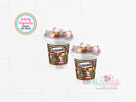 DIGITAL ONLY, Circus Yogurt Wrap ONLY, Birthday Chip Bag, Circus Birthday, Custom Snack Bag, Printable, Circus Favors, Magic Favors Il_570xn
