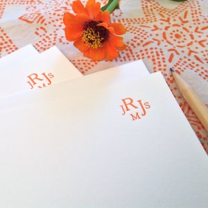 Family - Gepersonaliseerde boekdrukpapierwaren - Set van 25 kaarten en enveloppen