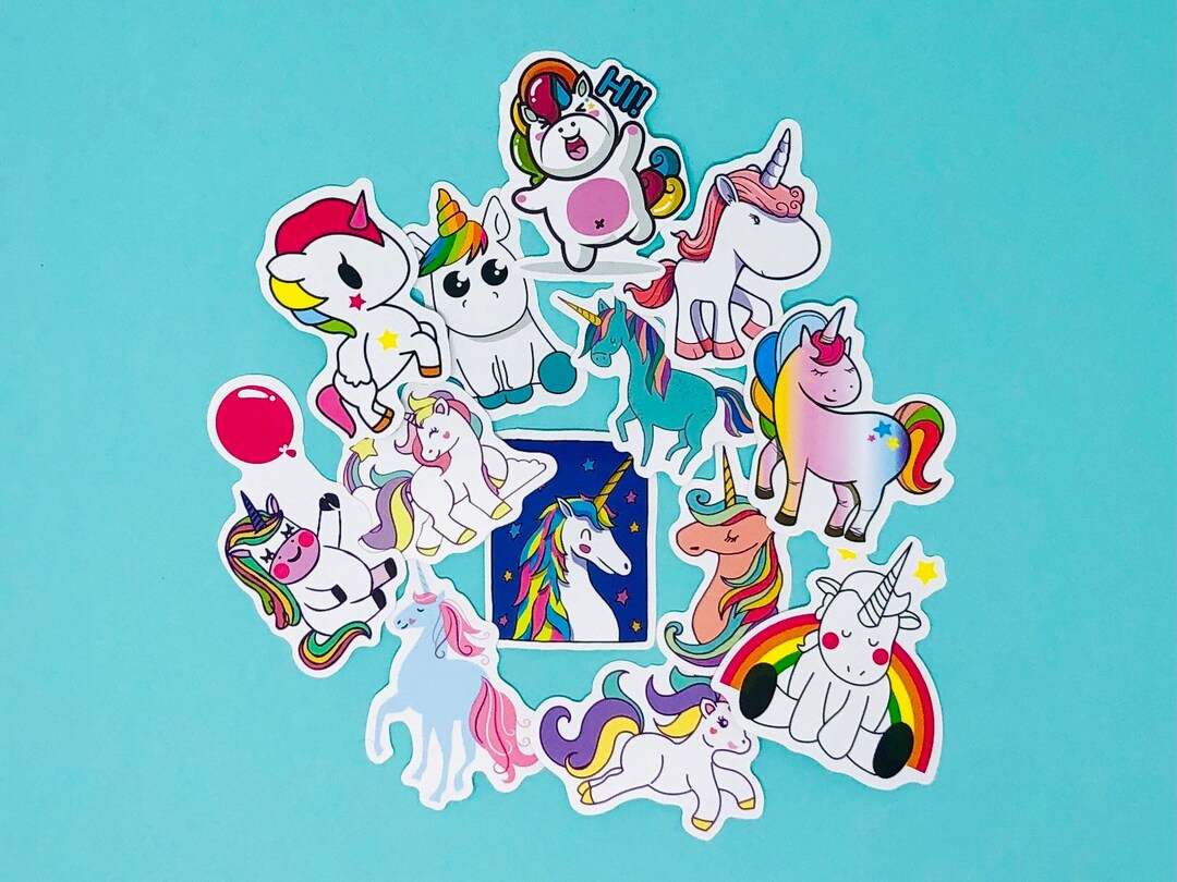 Unicorn Stickers Waterproof and UV Resistant Vinyl Stickers! - Etsy