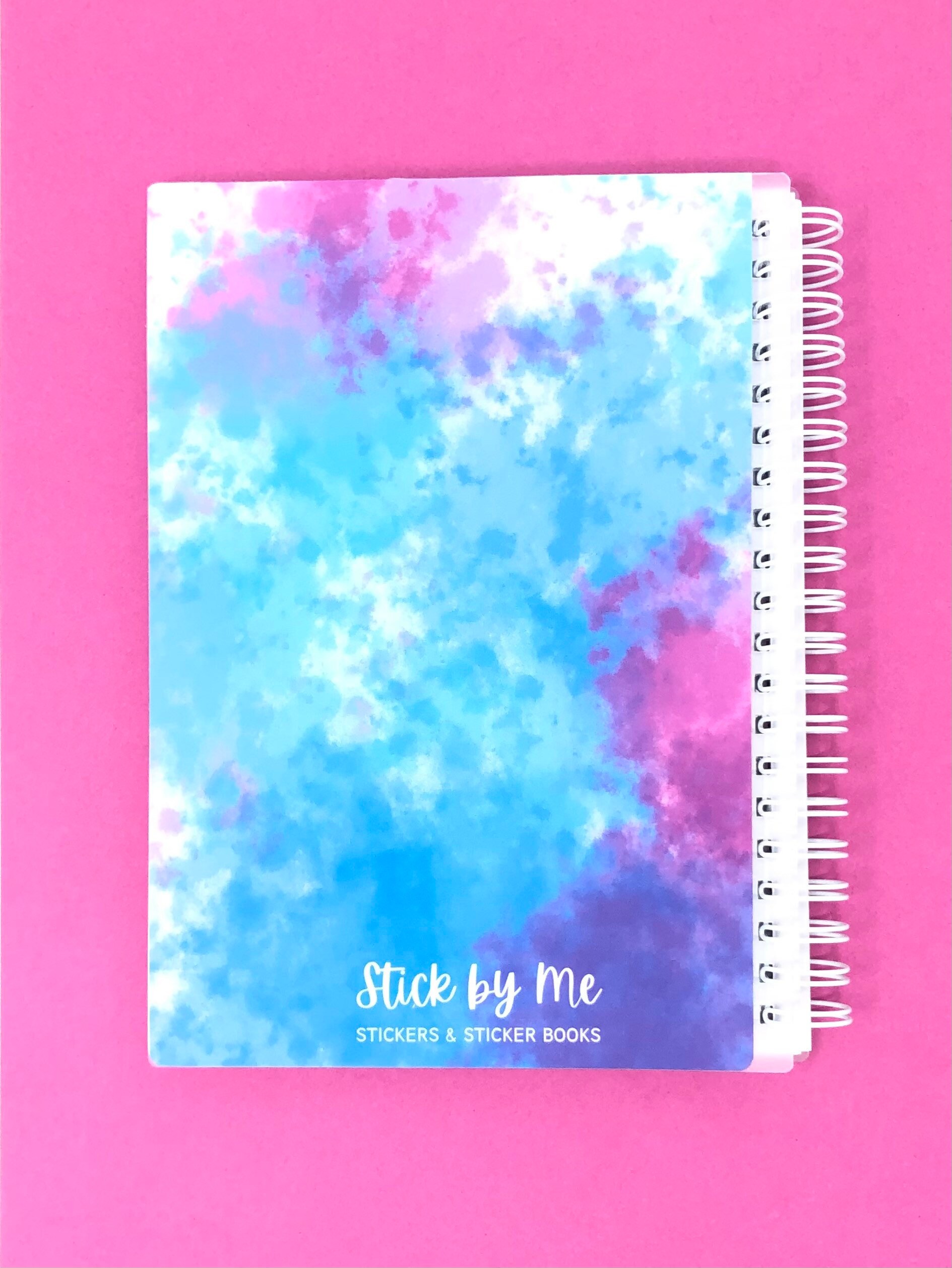 Reusable Sticker Book Personalized Tie Dye Etsy