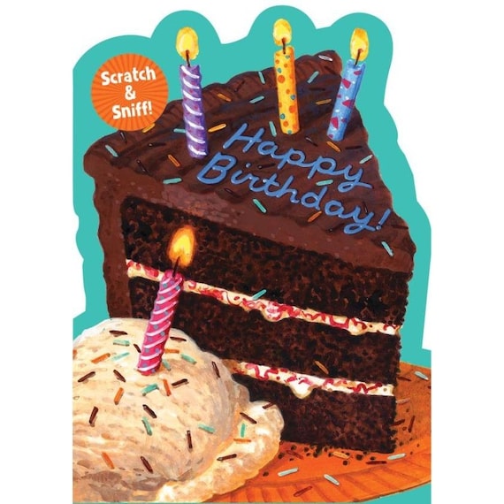 Chocolate Ice Cream Card Scratch & Sniff Chocolate Ice Cream Card Scratch & Sniff