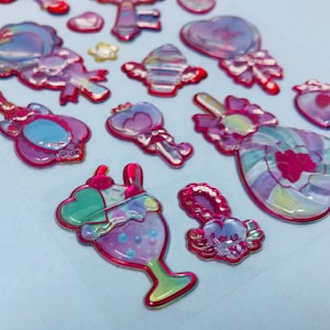 Crystal Gem Jewel Stickers - Beautiful! 6 Designs