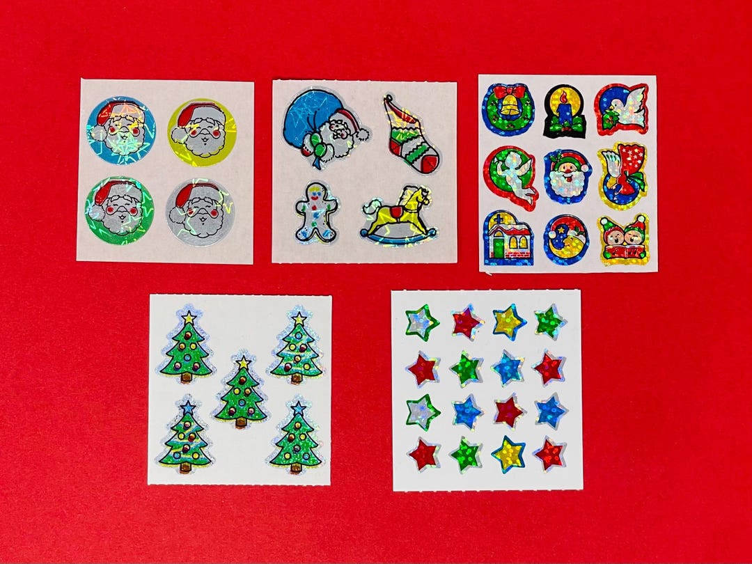 Vintage Christmas Sticker Mods. You Choose! - Etsy