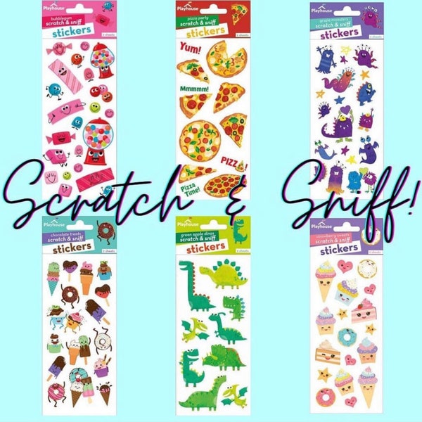 Scratch and Sniff Stickers Etsy