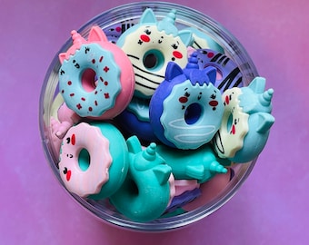 Unicorn Donut Erasers, Back to School Supplies