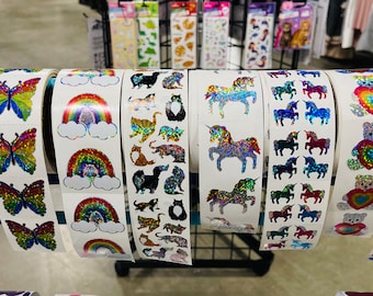 Buy off the Sticker Roll! Hambly Holographic Stickers!