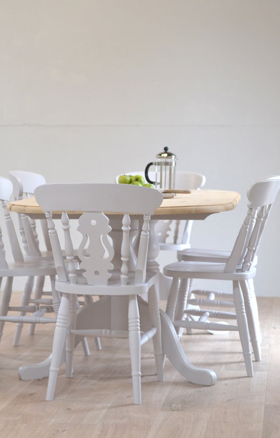 Rustic Farmhouse Kitchen Table Grey Dining With Chairs Large Country Oval - Grey Farmhouse Kitchen Table Rustic Farmhouse Kitchen Table Grey Dining With Chairs Large Country Oval - Grey Farmhouse Kitchen Table