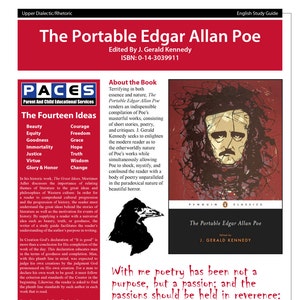 El Edgar Allan Poe portátil - Guía de estudio con clave de respuestas