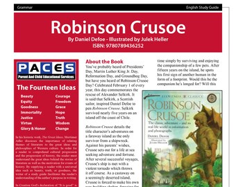 Robinson Crusoe (Eyewitness Classics) - Study Guide with Answer Key
