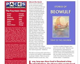 Stories of Beowulf Told to the Children - Study Guide with Answer Key