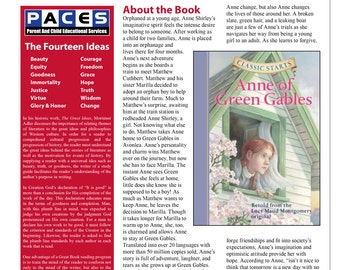 Anne of Green Gables Classic Starts - Study Guide with Answer Key