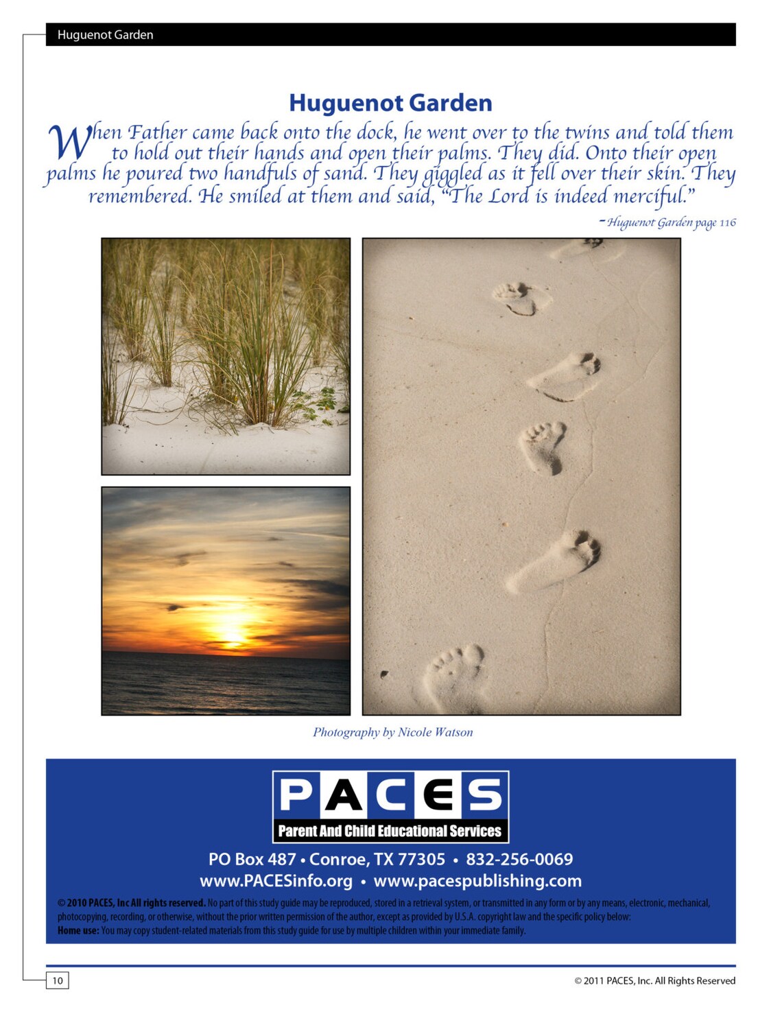 Huguenot Garden Study Guide With Answer Key Etsy