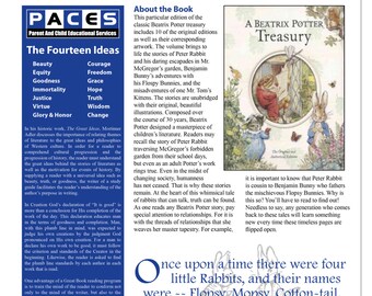 A Beatrix Potter Treasury - Study Guide with Answer Key
