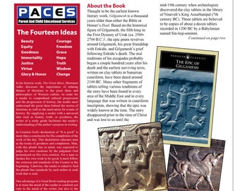 The Epic of Gilgamesh - Study Guide with Answer Key