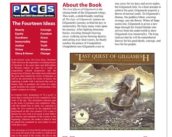 The Last Quest of Gilgamesh - Study Guide with Answer Key