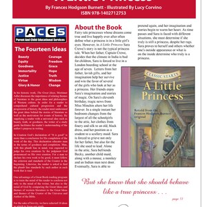 A Little Princess Classic Starts - Study Guide With Answer Key - Etsy