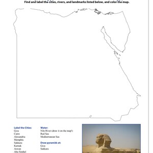 The Pharaohs of Ancient Egypt - Study Guide With Answer Key - Etsy
