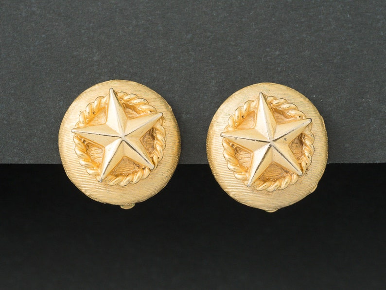 Vintage Nautical Star Earrings