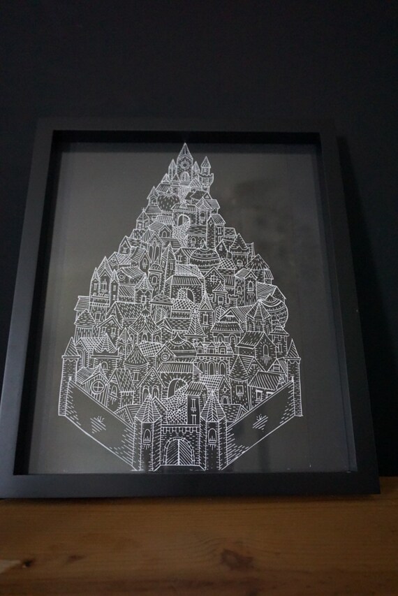 Prints Ray Handmade linocut print Open edition A4 Art & Collectibles ...