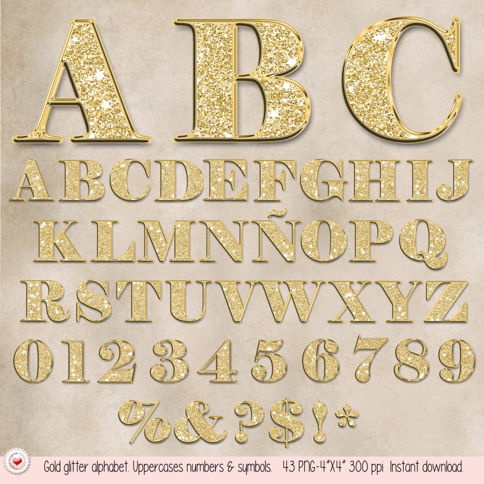 Uppercase numbers. Uppercase numbers