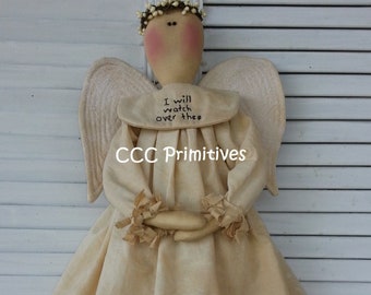 Primitive Angel Pattern: 27" Door Greeter (PDF Pattern)