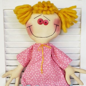 Stick Girl Doll Pattern: Primitive Craft Dolly E-Pattern (18 inch)