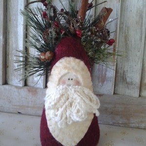 Santa Craft Pattern - Primitive Christmas Santa Sitter E Pattern - DIY Santa Clause Pattern - Handmade Santa Pattern - Primitive Santa
