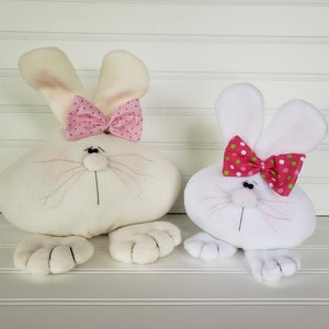 Bunny Pattern - Chubby Bunny's Pattern - Bunny Pattern - Primitive Bunny Pattern - Spring Bunny Epattern -  Easter Bunny Craft Pattern